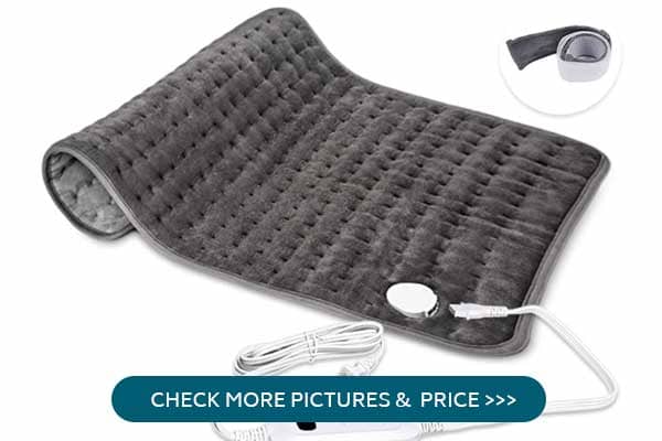 Anbber Ultra-Large far infrared heating pad for Back Pain