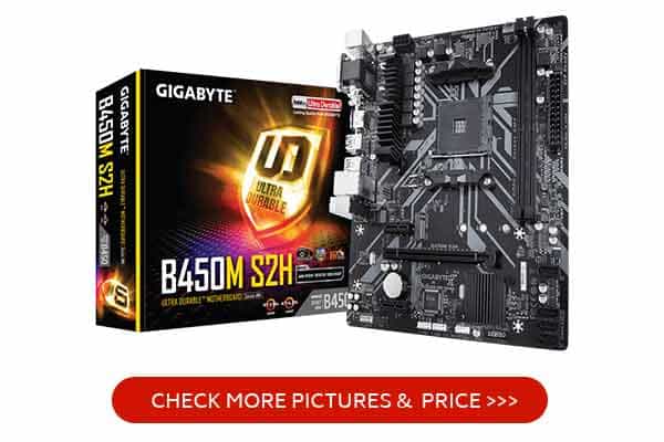 Gigabyte B450M DS3H (AMD Ryzen AM4 Micro ATX) Motherboard for Ryzen 5 3600