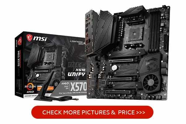 MSI Meg X570 Unify Recommended Motherboard for Ryzen 5 3600