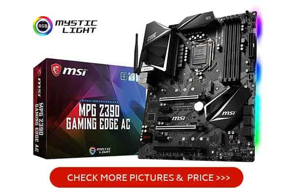 MSI Intel Z390 Edge AC Gaming ATX Motherboard