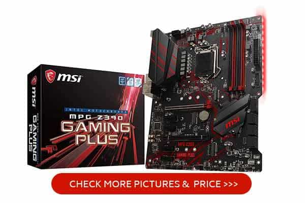 MSI MPG Z390 Gaming Plus LGA1151 best motherboard for i9 9900k