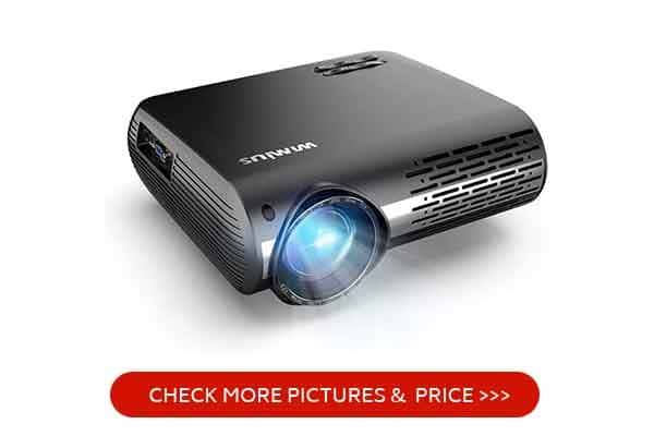 WiMiUS Newest P20 Native best 1080P Projector Support