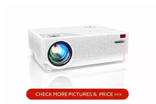 WiMiUS Upgrade P28 7200 Lux Best LED Projector under 1000