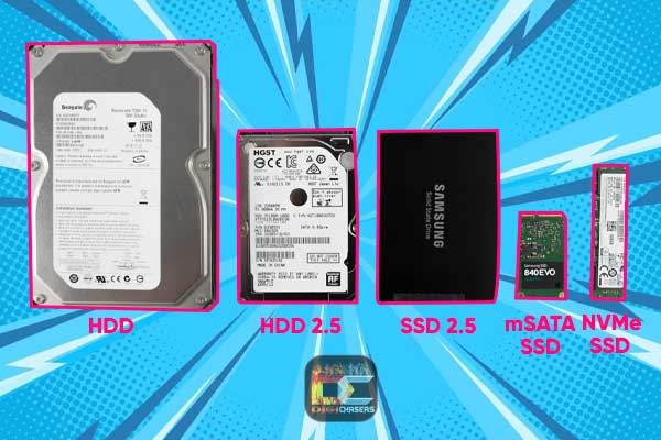 Difference Between SSD and HDD comparison
