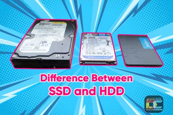 difference between SSD and HDD picture