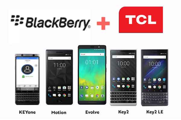 TCL blackberry phones