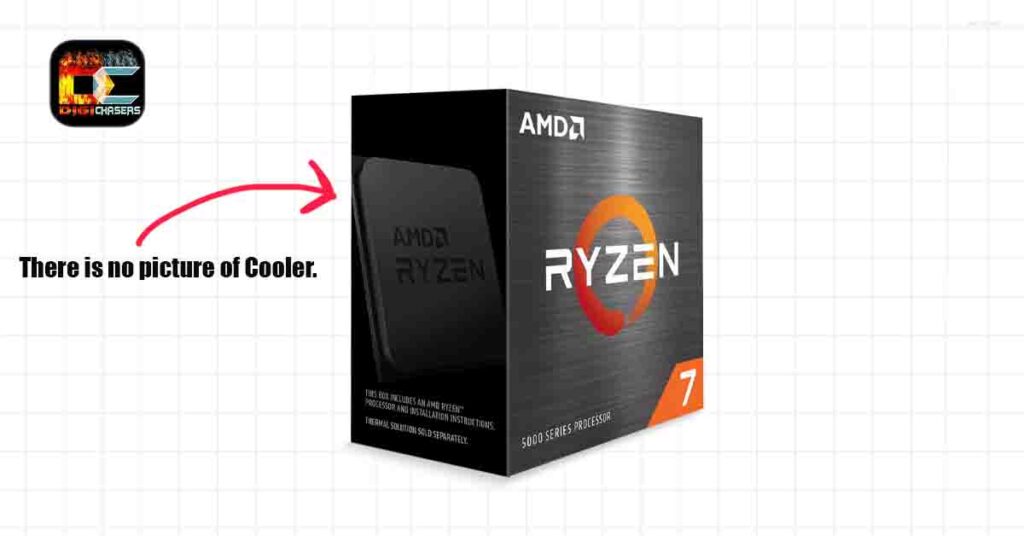 AMD no cooler picture on box