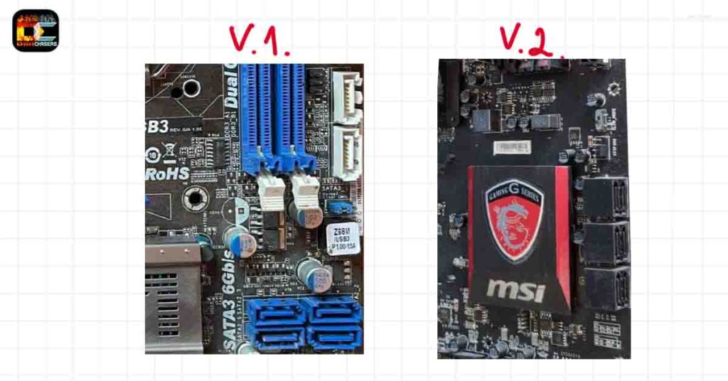 What does a SATA port look like on a Motherboard?