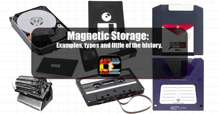 MAGNETIC STORAGE XAMPLES TYPES HISTORY