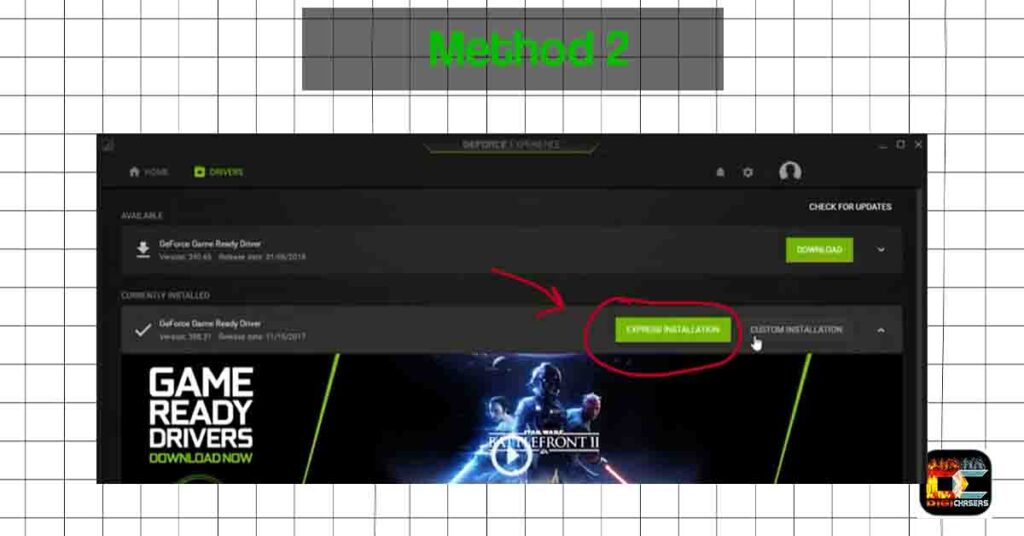 Nvidia display settings are not available express installation