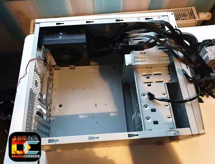 PSU placement in old PC case