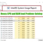 Intel System Usage Report uninstall