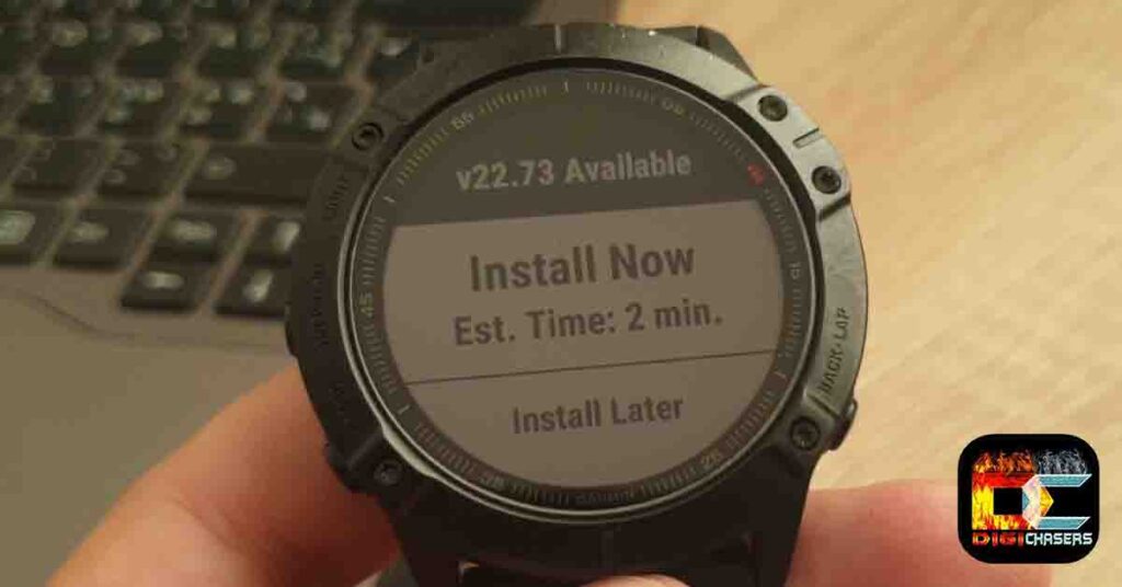 How to update the Garmin watch Alpha 22.73 step 4