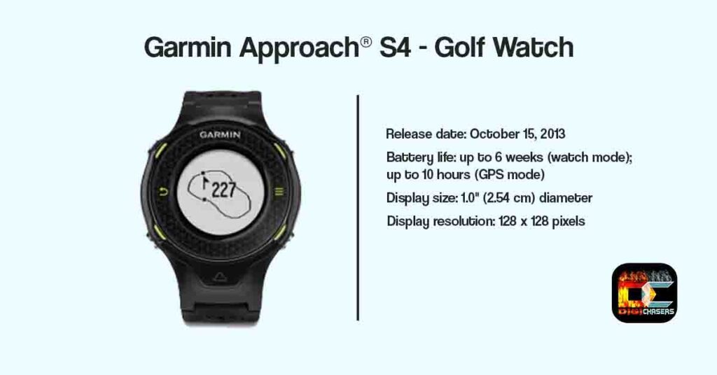 Garmin Approach S4 release date and battery life