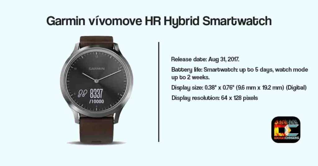 Garmin vívomove HR Hybrid Smartwatch release date and battery life