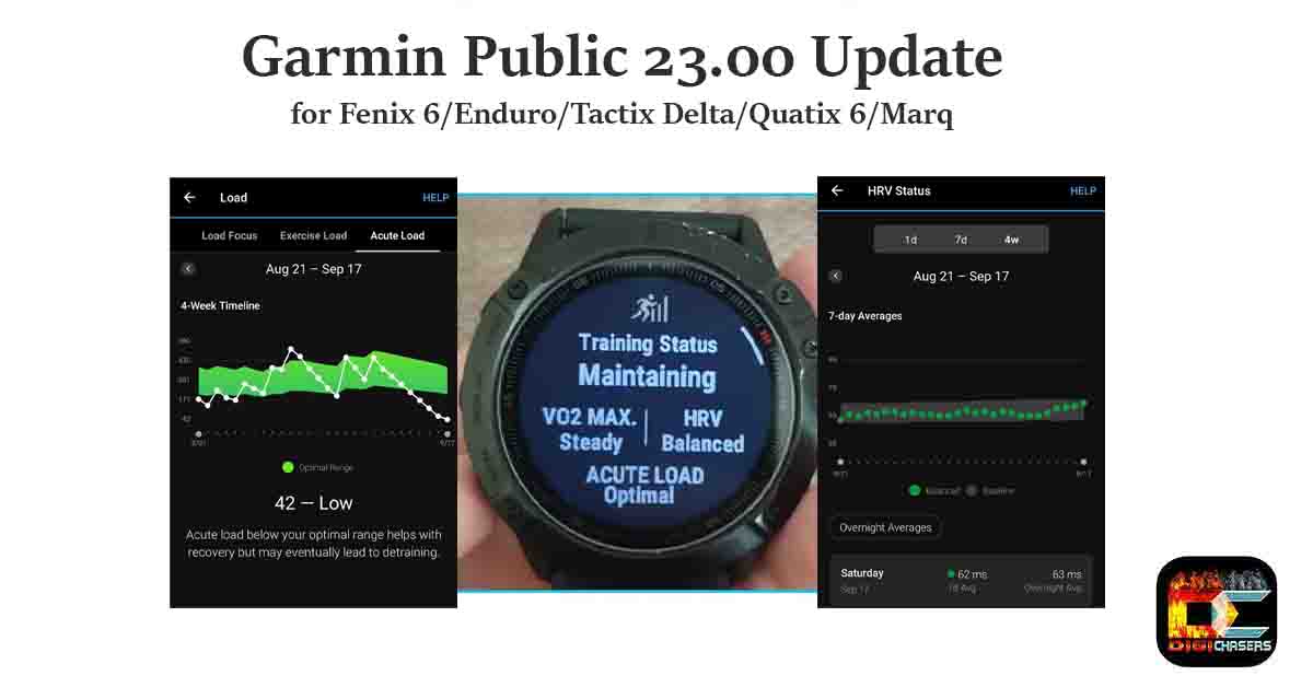 Garmin firmware Public 23.00 Update