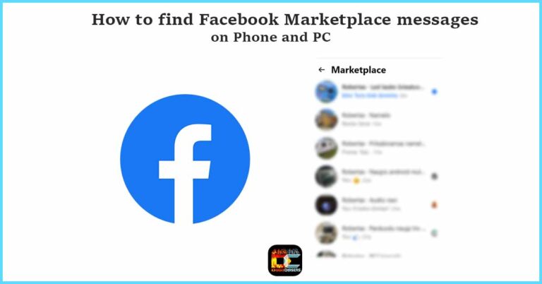 How to find Facebook Marketplace messages