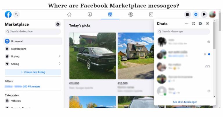 How to find Facebook Marketplace messages on Phone and PC