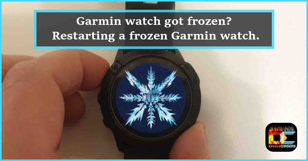 how to restart garmin watch