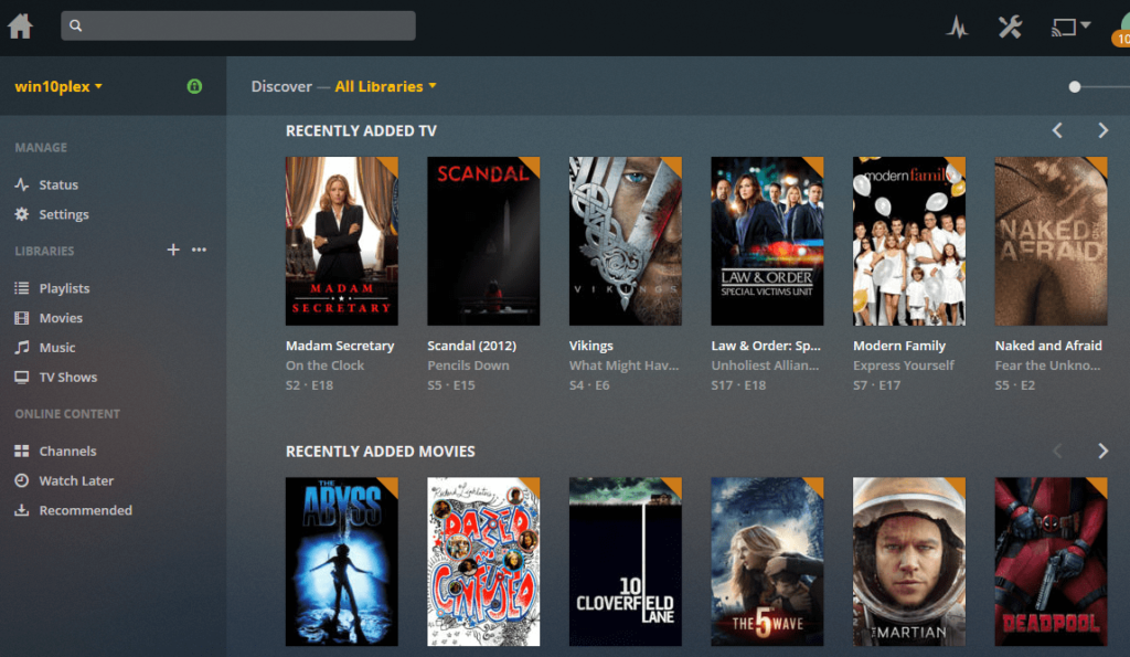 plex audiobook library