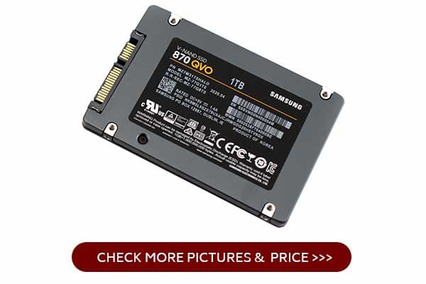 SAMSUNG 870 QVO-Series 2.5 SATA III Internal SSD 2 TB for console