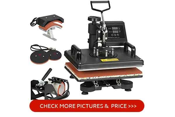 F2C Pro 5 in 1 Combo Best Heat Press Machines