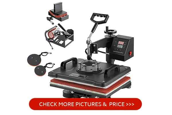 SmarketBuy Heat Press 12x15 Inch Swing Away Design Heat Transfer Machine