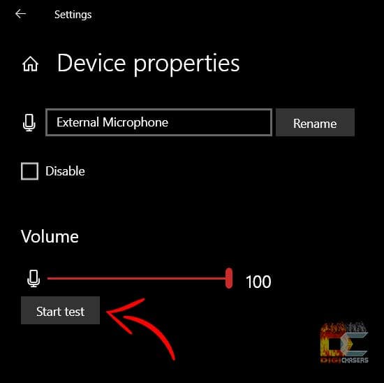 5. input microphone settings