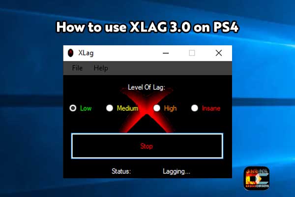 How to use XLAG on PS4