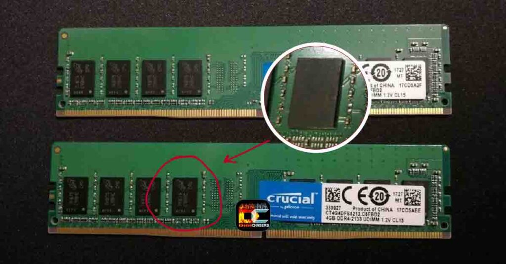 dropped ram chip