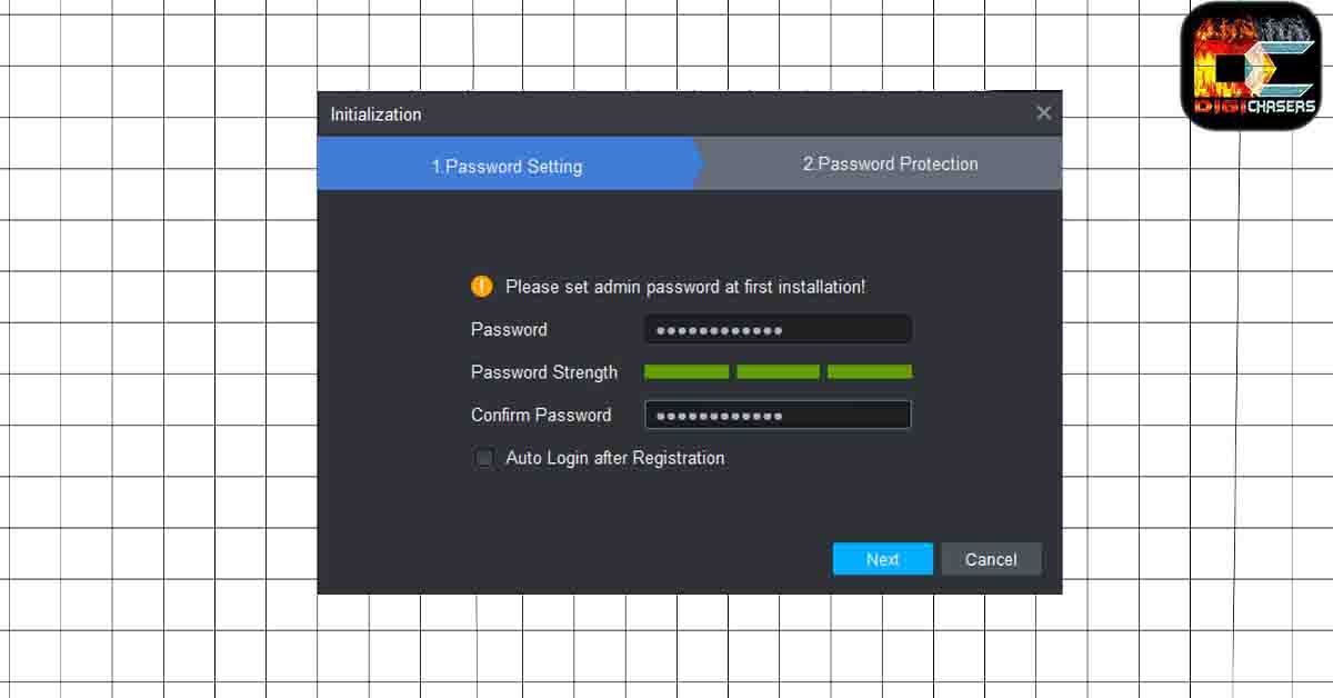 DMSS for Windows. Equivalent for PC SmartPSS.