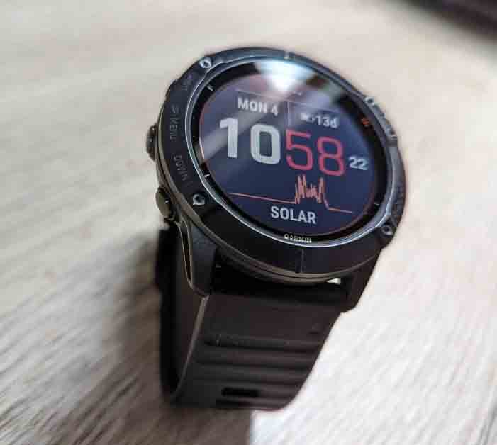 Garmin Fenix 6X Pro Solar design