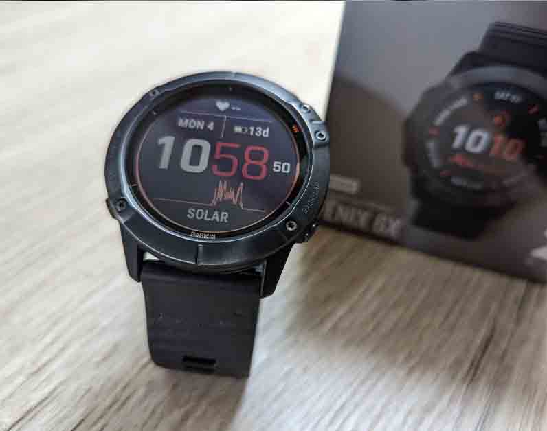 Garmin Fenix 6X Pro Solar used