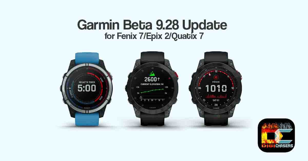 Garmin Beta 9.28 Update for Fenix