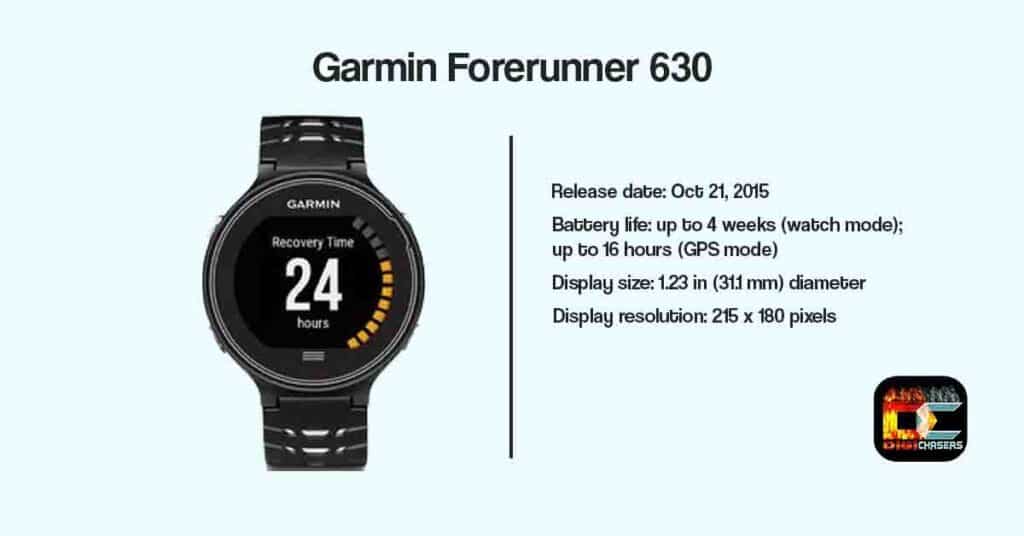 Garmin Forerunner 630 release date and battery life