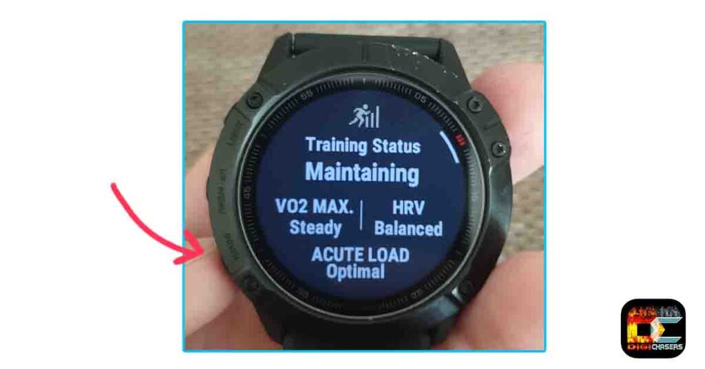 garmin how to check acute load on watch step 3