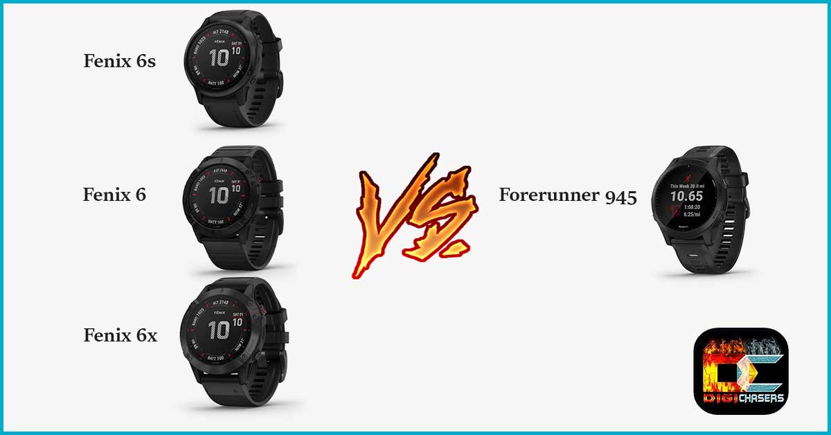 Fenix 6 vs Forerunner 945 featured