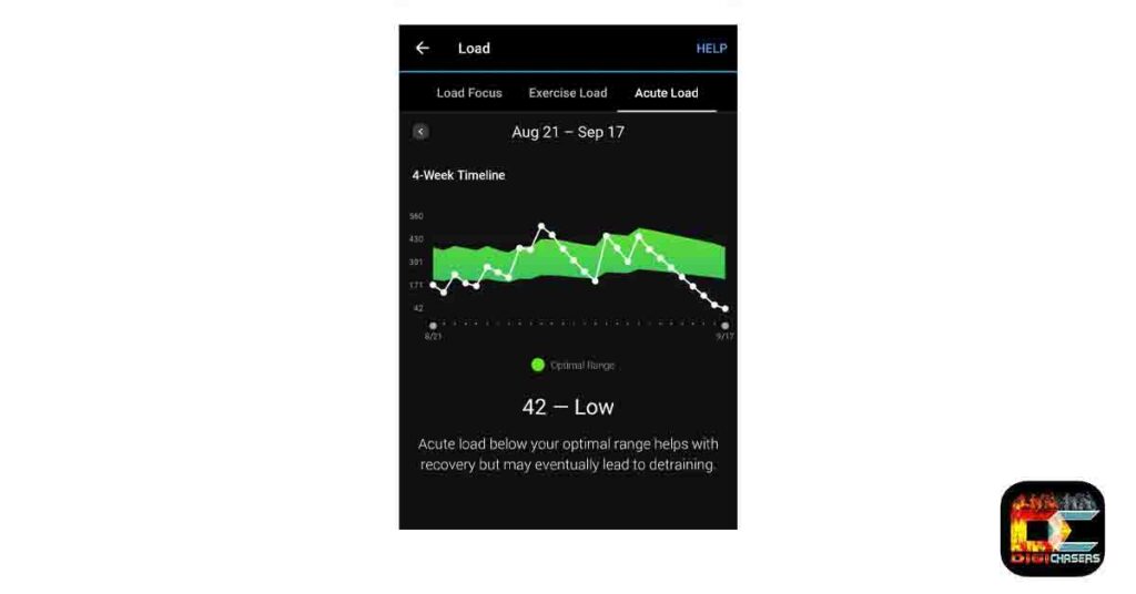 my garmin acute load