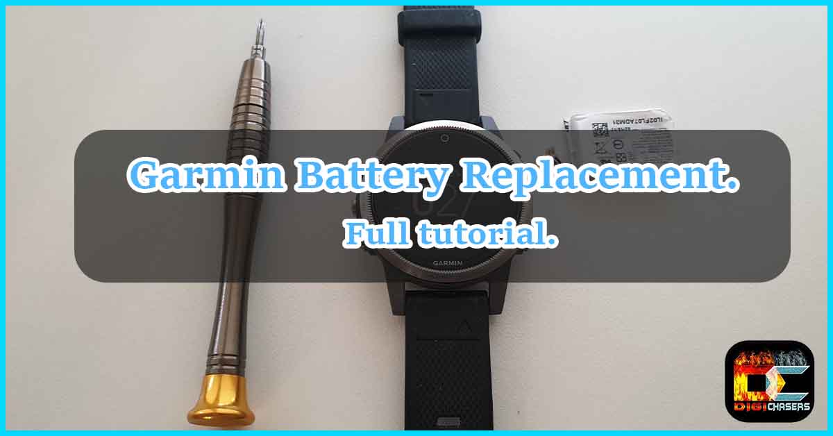 Garmin Battery Replacement. Full tutorial