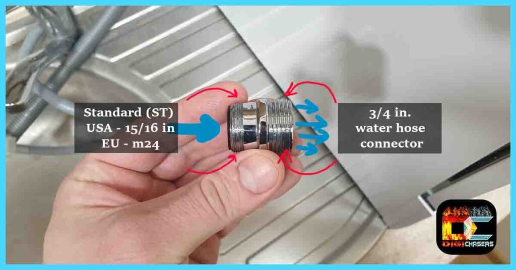 Countertop Dishwasher faucet adapter