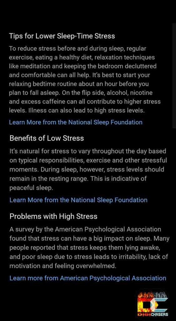 garmin sleep score stress tips benefits problems